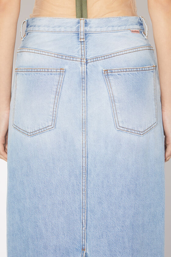 (image for) Environmentally Friendly Mid-length denim skirt